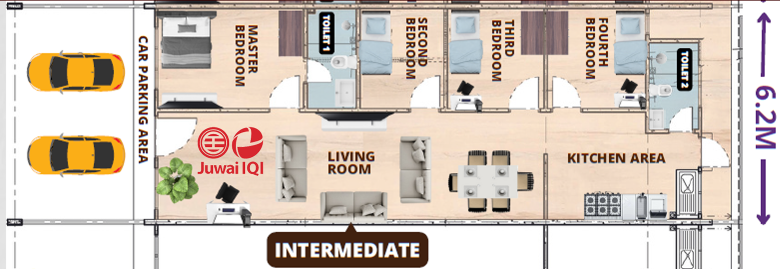 Taman Harmoni Rose Kuala Baram Miri Intermediate