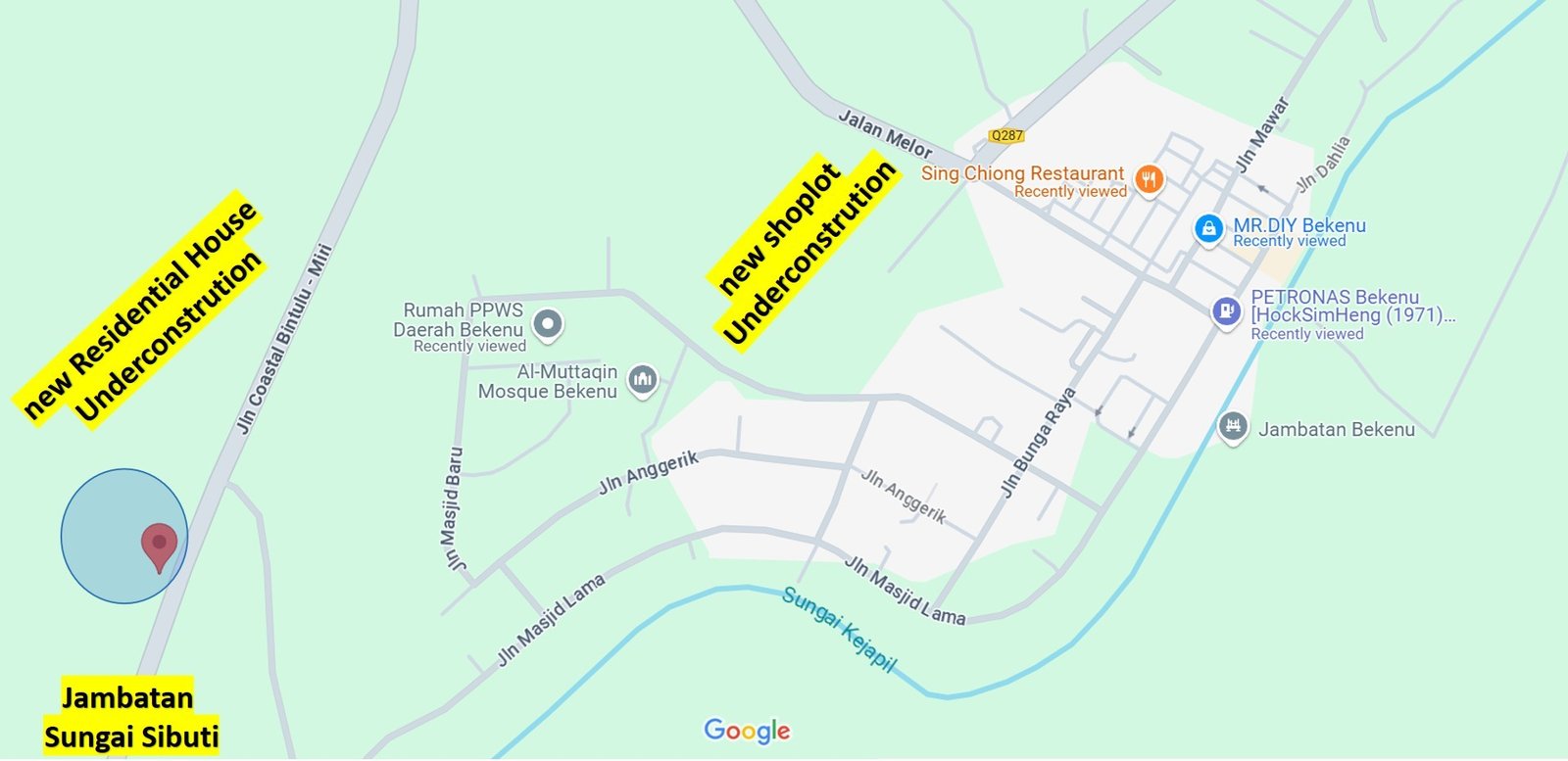 3.36 acres Sungai Sibuti Land For Sale In Miri 1