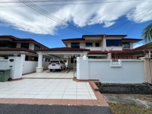 4 Bedrooms 3 Bathrooms 2 Storey Semi-Detached House For Rent At Riverview Park Miri House For Rent 1